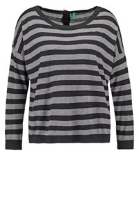 United Colors of Benetton Stickad tröja - black