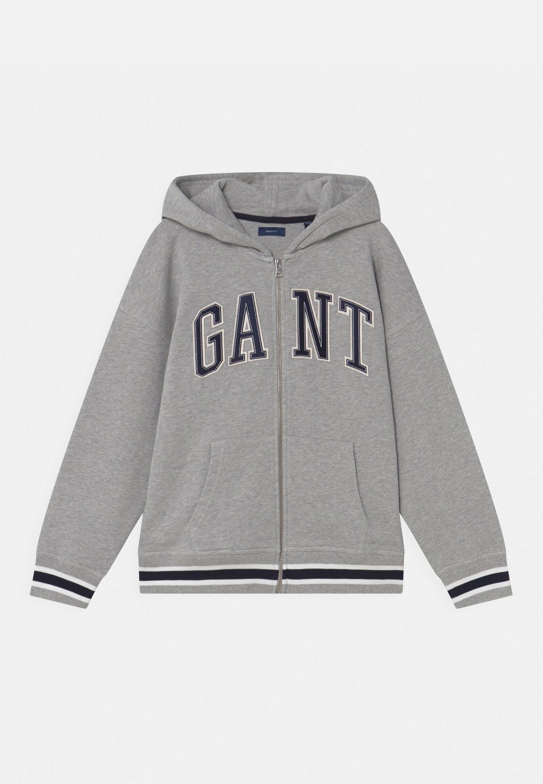 graphic zip up sweater