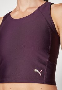 Puma RUN ULTRAFORM CROP TANK W - Linne - midnight plum