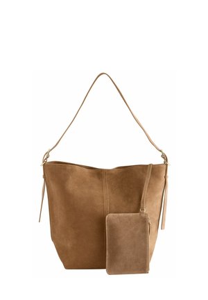SHOULDER - Käsilaukku - tan brown