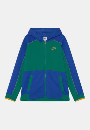 AMPLIFY UNISEX - Felpa con zip - game royal/malachite/yellow ochre