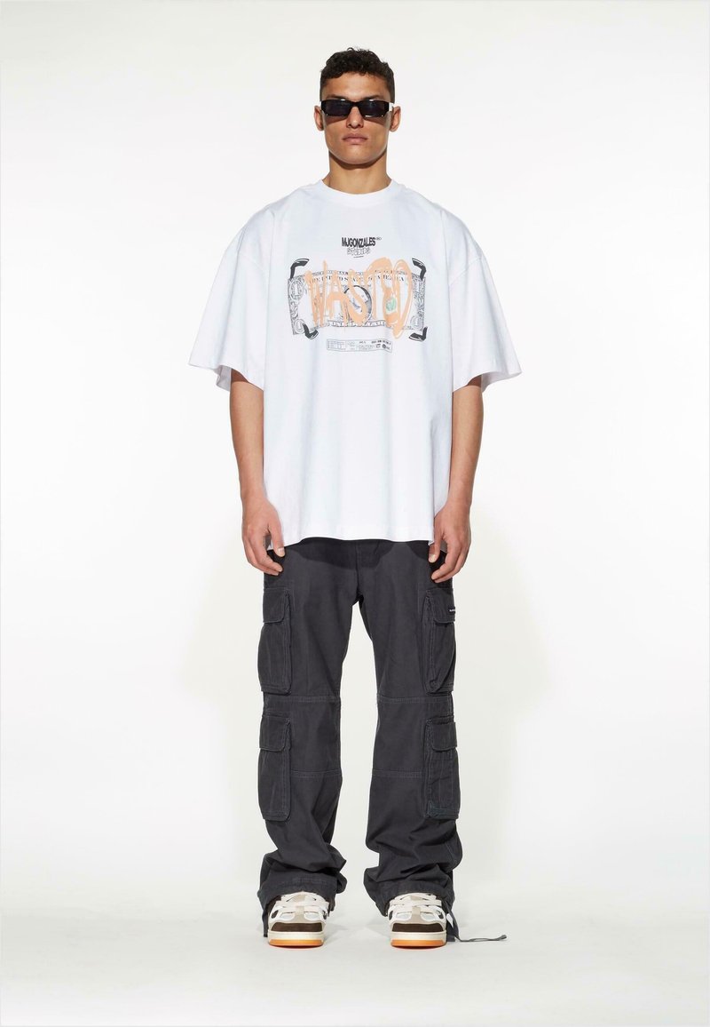 MJ Gonzales DOLLAR X HUGE - Camiseta estampada - white