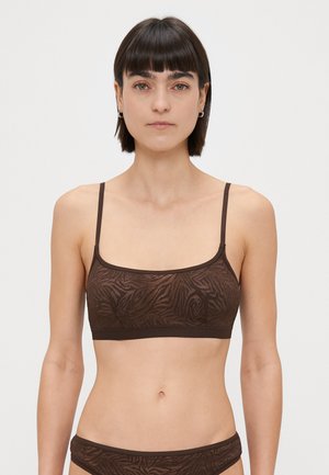 HOT SCOOP BRALETTE - Soutien-gorge à bretelles amovibles - cacao