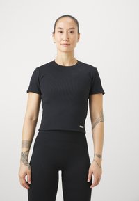Stronger CROP TEE - Osnovna majica kratkih rukava - black