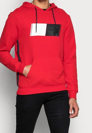 Felpa con cappuccio - red