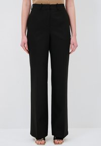 WITH WIDE LEG - Pantaloni - black
