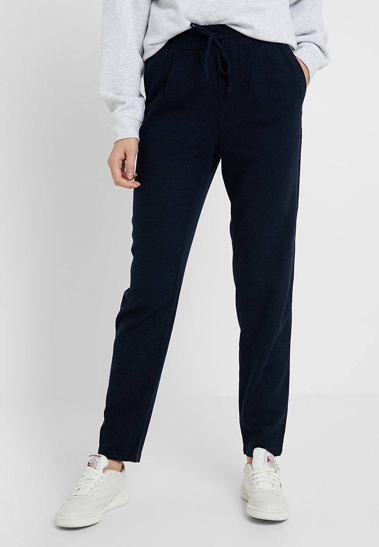 Vero Moda Tall Tygbyxor - dark blue