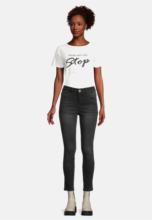 Trousers - black denim