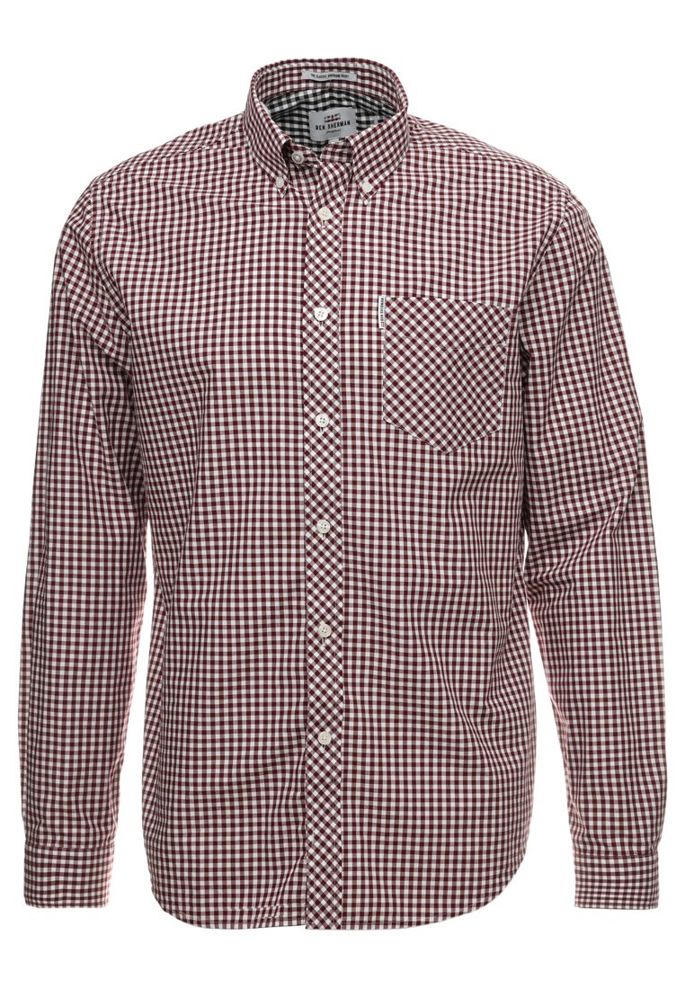 Ben Sherman CORE GINGHAM Skjorte dark red Zalando.no Ben Sherman CORE GINGHAM Skjorte dark red Zalando.no