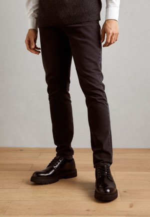 Marc O'Polo DENIM 5-POCKET REGULAR WAIST COVERED  - Slim fit jeans - multi/greyish worn out black