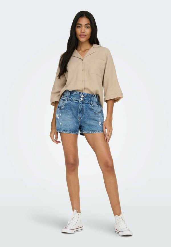 ONLTHYRA - Button-down blouse - beige3