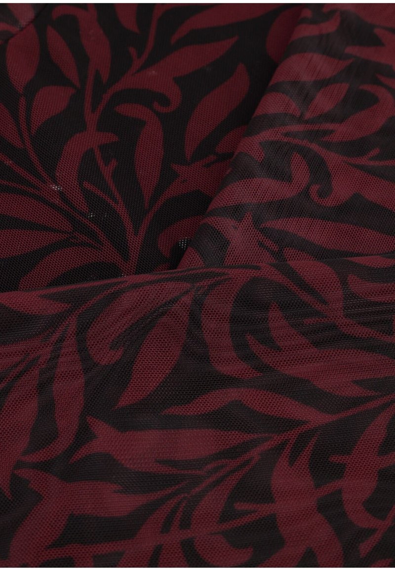 Notre-V DAMES GEVA Longsleeve bordeaux zwart/bordeauxrood