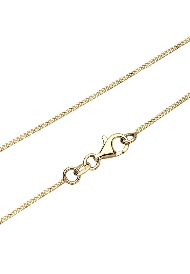Collana Girocollo Elli Donna Con Ciondolo Mezzaluna E Cristalli Neri, Argento 925, 36 Cm