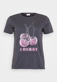 CARMIKO LIFE WASHED TEE - T-shirts med print - blackened pearl