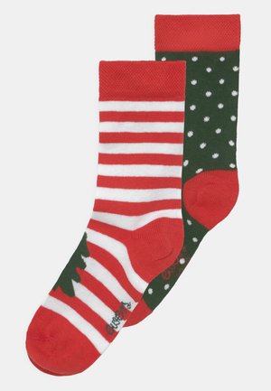 Ewers CHRISTMAS 2 PACK UNISEX - Socks - red