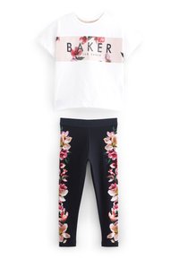 Baker by Ted Baker FLORAL AND SEQUIN SET - Leggings - pink