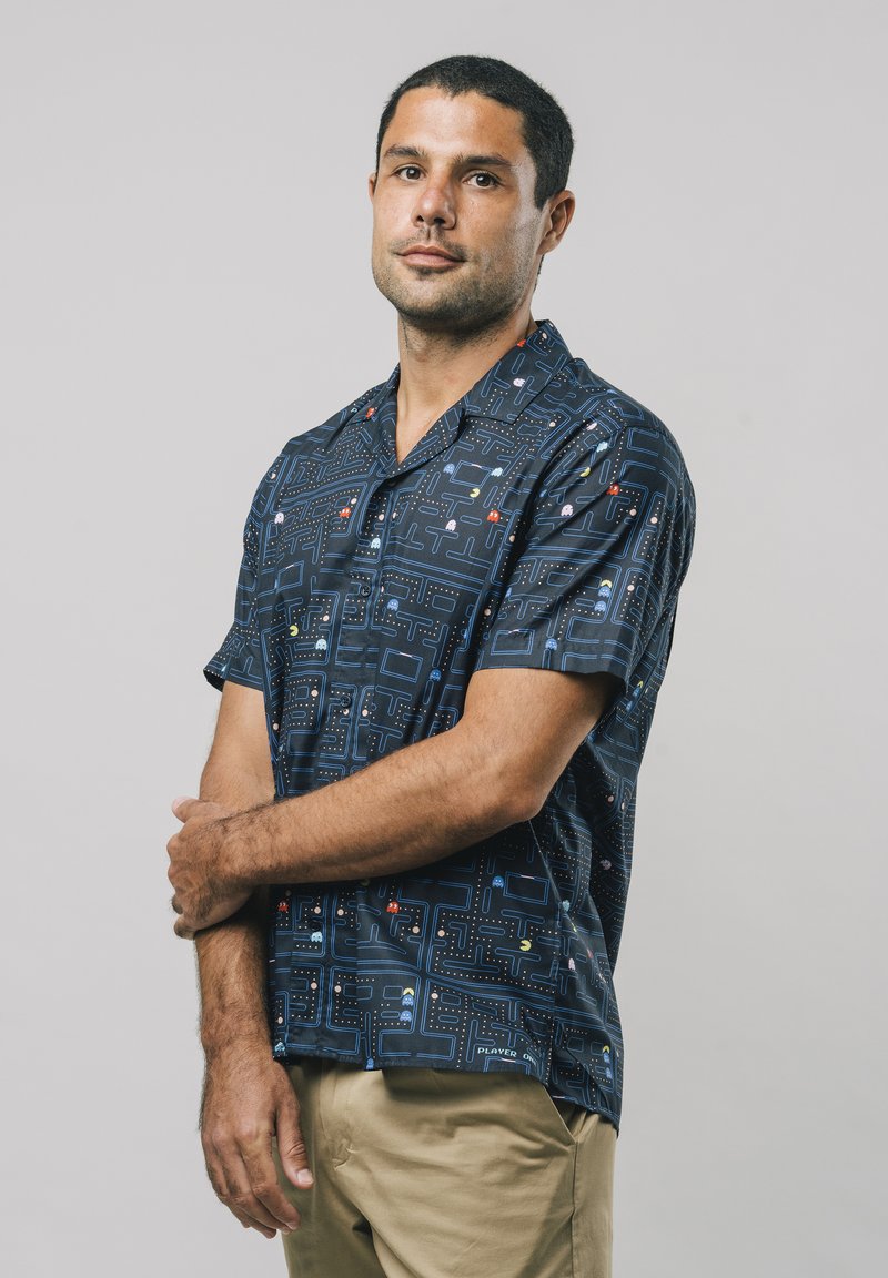 Brava Fabrics MAZE PAC-MAN™ X BRAVA ALOHA - Overhemd - blue/blauw ...