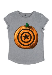 Henry Tiger AVENGERS CLASSIC CAPTAIN PUMPKIN - T-shirts print - melange grey