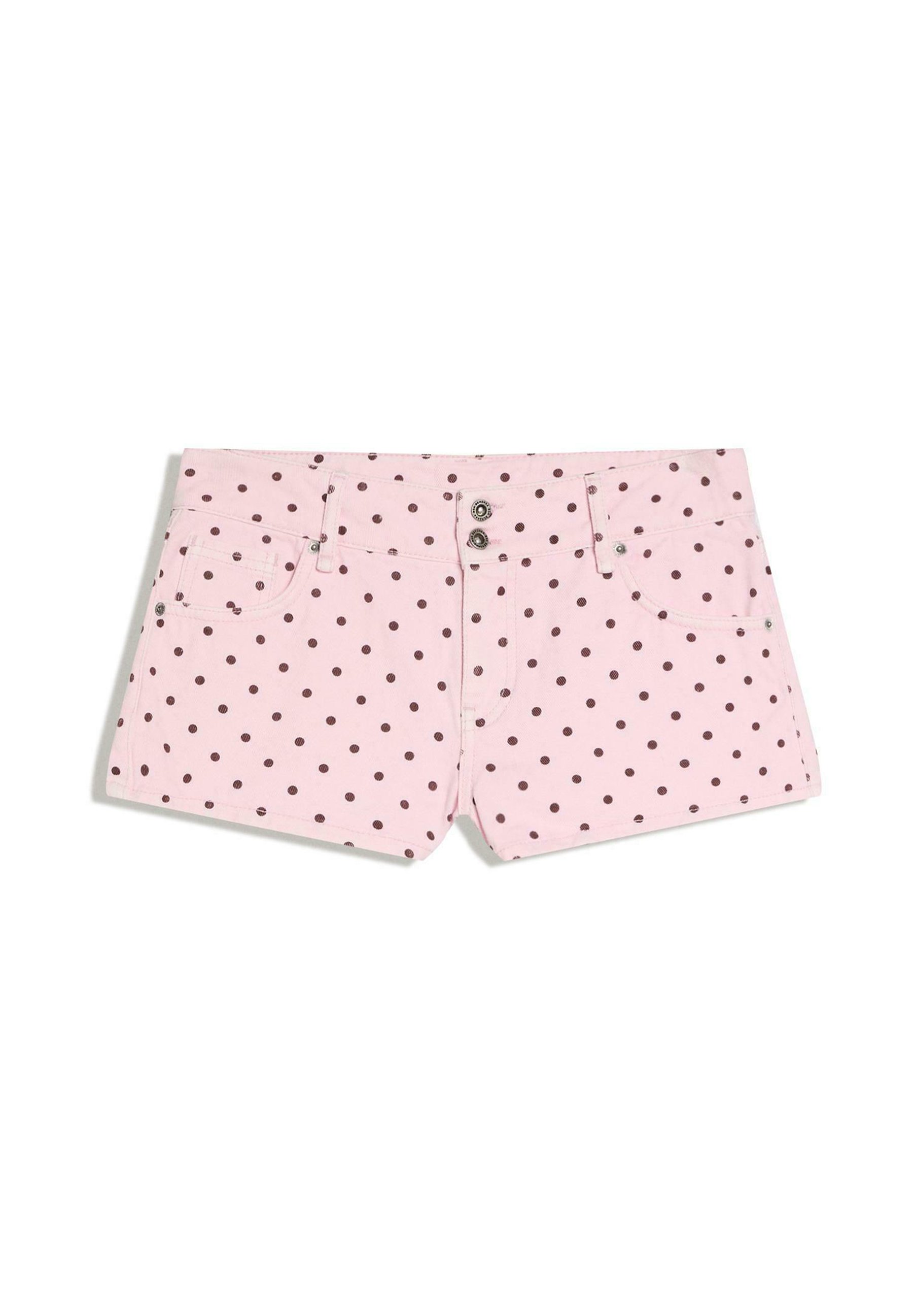 Light Pink Denim Shorts