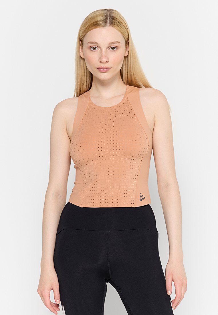 Craft Sport T-shirt abrikoos