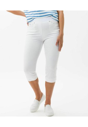 STYLE PAMONA - Shorts di jeans - white