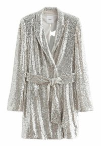Next SEQUIN - REGULAR FIT - Cocktailklänning - silver