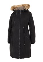 MAMALICIOUS Chaqueta Larga De Invierno Para Mujer Embarazada – Cálida, Con Piel Sintética Y Poliéster Reciclado