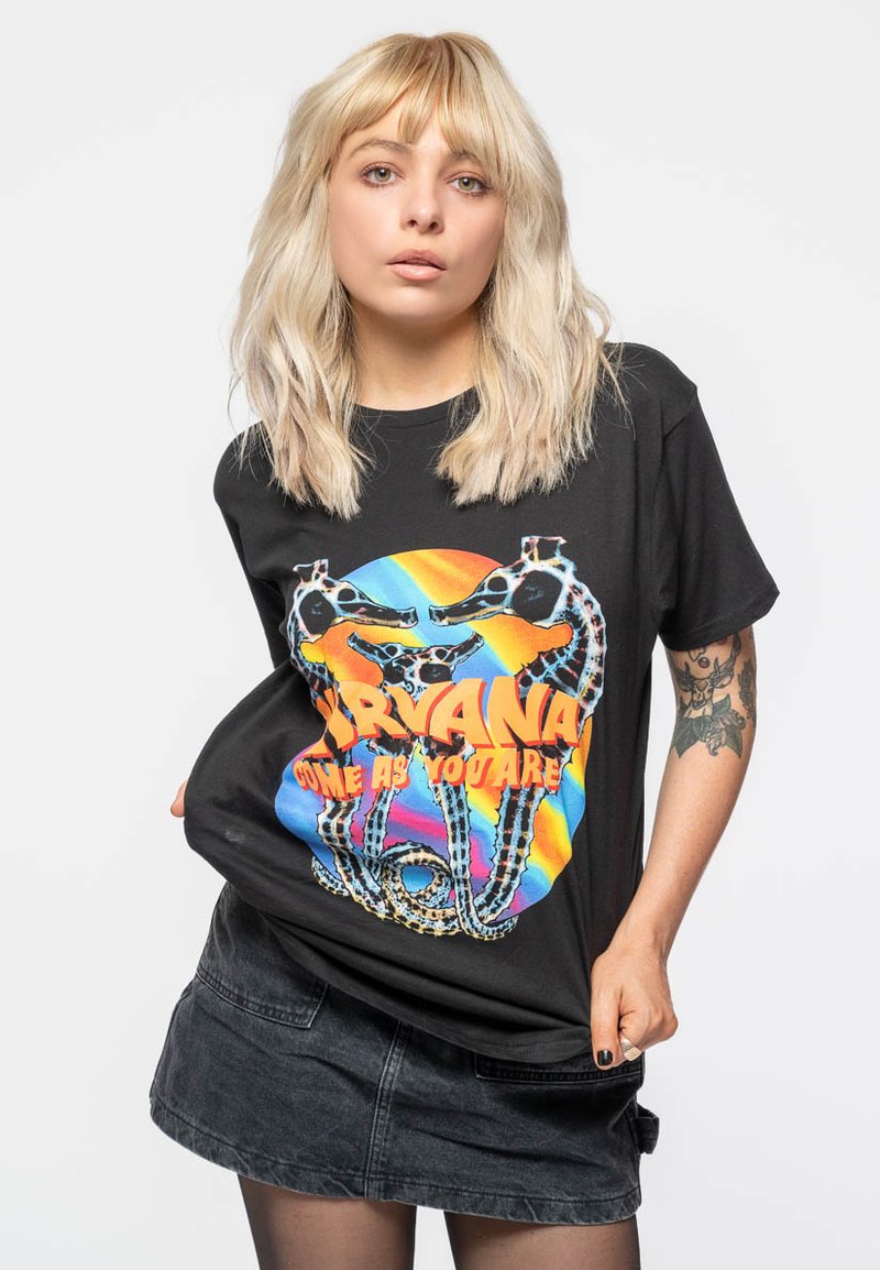 Paradiso Clothing NIRVANA COME AS YOU ARE - Print T-shirt - black