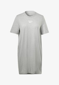 Vestido Reebok Reebok REEBOK TEE DRESS - Vestido ligero - medium grey heather white ...