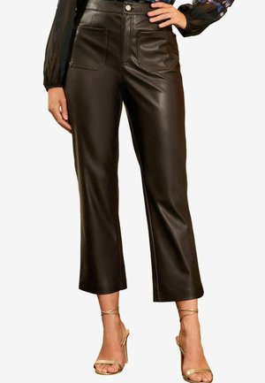 Love & Roses Stoffhose - black