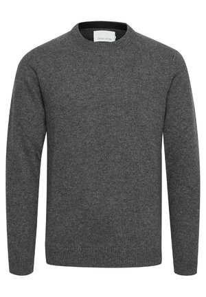 Casual Friday, CFKARL FINE KNIT CREW NECK - Maglione - pewter mix
