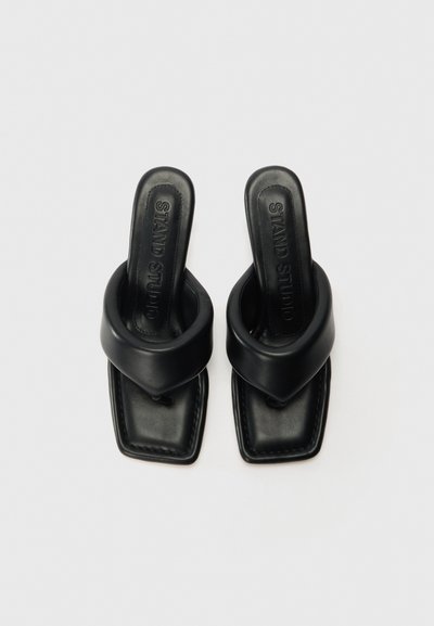 STAND STUDIO JESSICA - Ciabattine con tacco - black