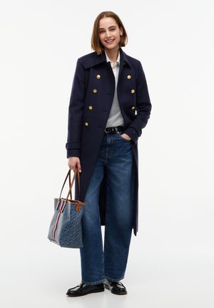Tommy Hilfiger, MANTECO WOOL BLEND DOUBLE BREASTED COAT - Зимно палто - dark blue