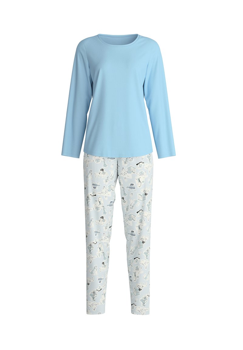 Calida Pigiama Donna Pigiama Manica Lunga Casual Pigiama In Cotone CALIDA Daylight Dreams - Set Donna Comodo E Morbido Pigiama Calida Donna