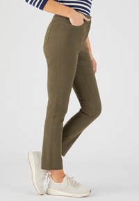 Damart 7/8ÈME SLIM PERFECT FIT LIGHT - Broek - kaki
