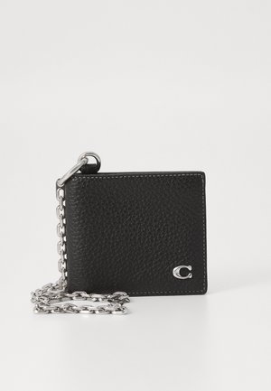 DOUBLE BILLFOLD WALLET WITH CHAIN - Portefeuille - black