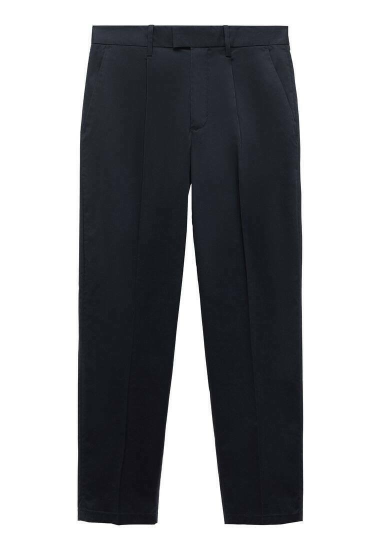 Mango Broek donkerblauw Mango Broek donkerblauw