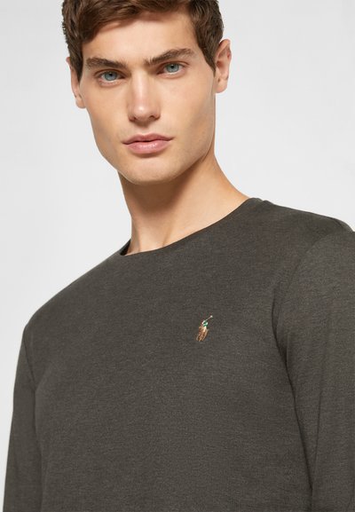 Polo Ralph Lauren LONG SLEEVE - Camisola de manga comprida - dark charcoal heather