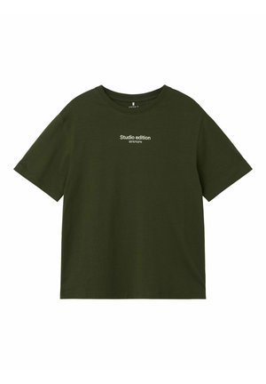 Name it REGULAR FIT - Printtipaita - rifle green