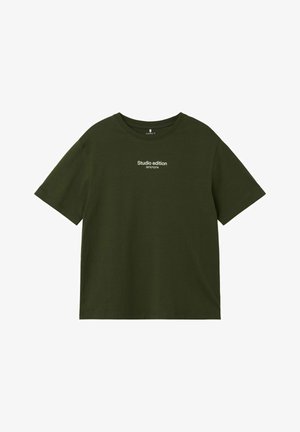 REGULAR FIT - T-shirt print - rifle green