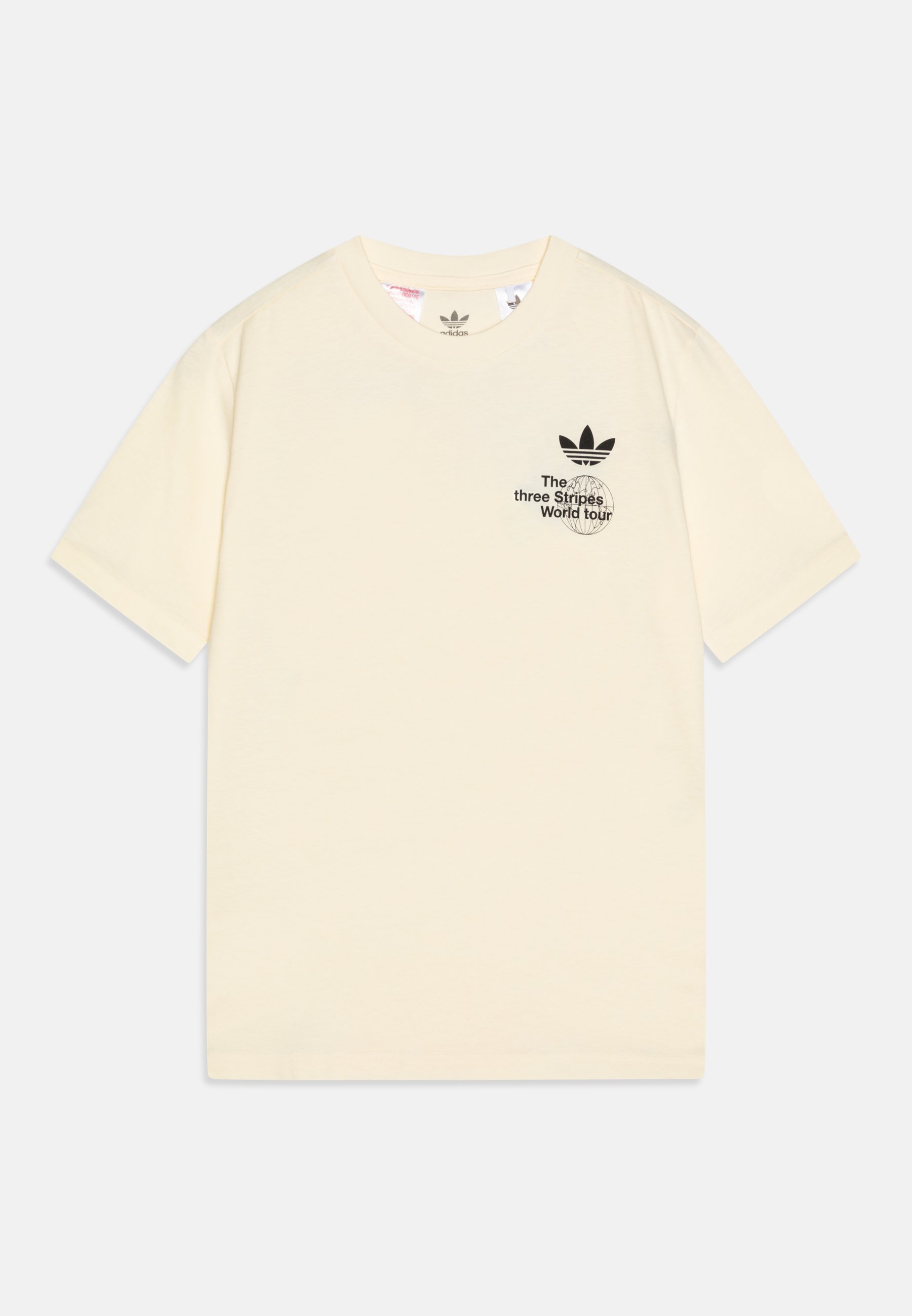 adidas Originals TEE JUNIOR UNISEX Print T-shirt cream white