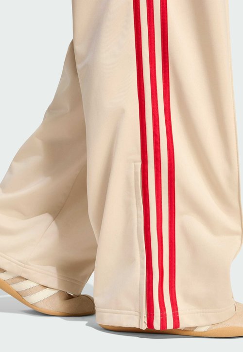 adidas FIREBIRD LOOSE - Tracksuit bottoms - crystal linen better scarlet — photo 3