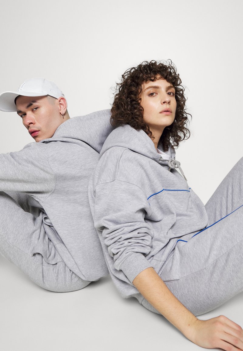 Damen Sweatshirts | Denim Project CHRIS HOODIE UNISEX Sweatshirt grey melange/grau-meliert - DI99239 Damen Sweatshirts | Denim Project CHRIS HOODIE UNISEX Sweatshirt grey melange/grau-meliert - DI99239