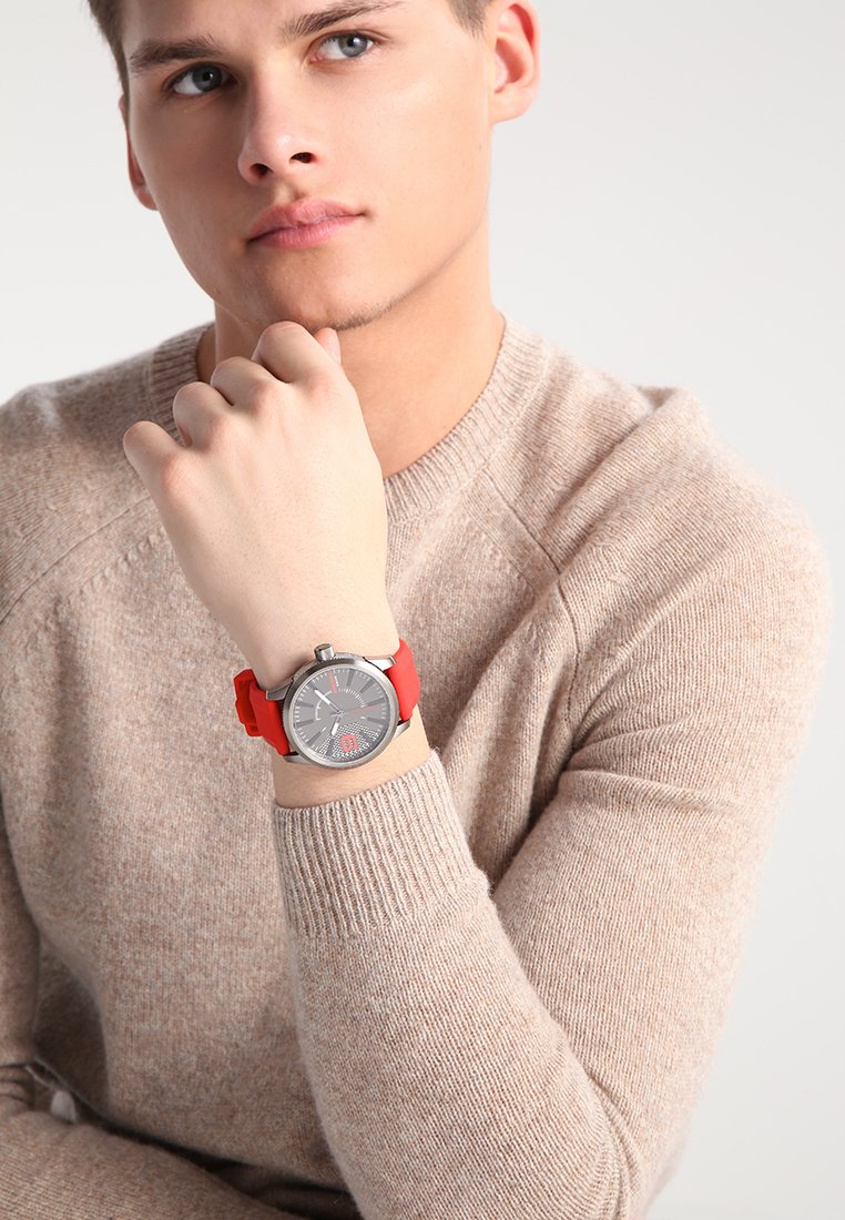 Diesel RASP - Orologio - rot/rosso - Zalando.it