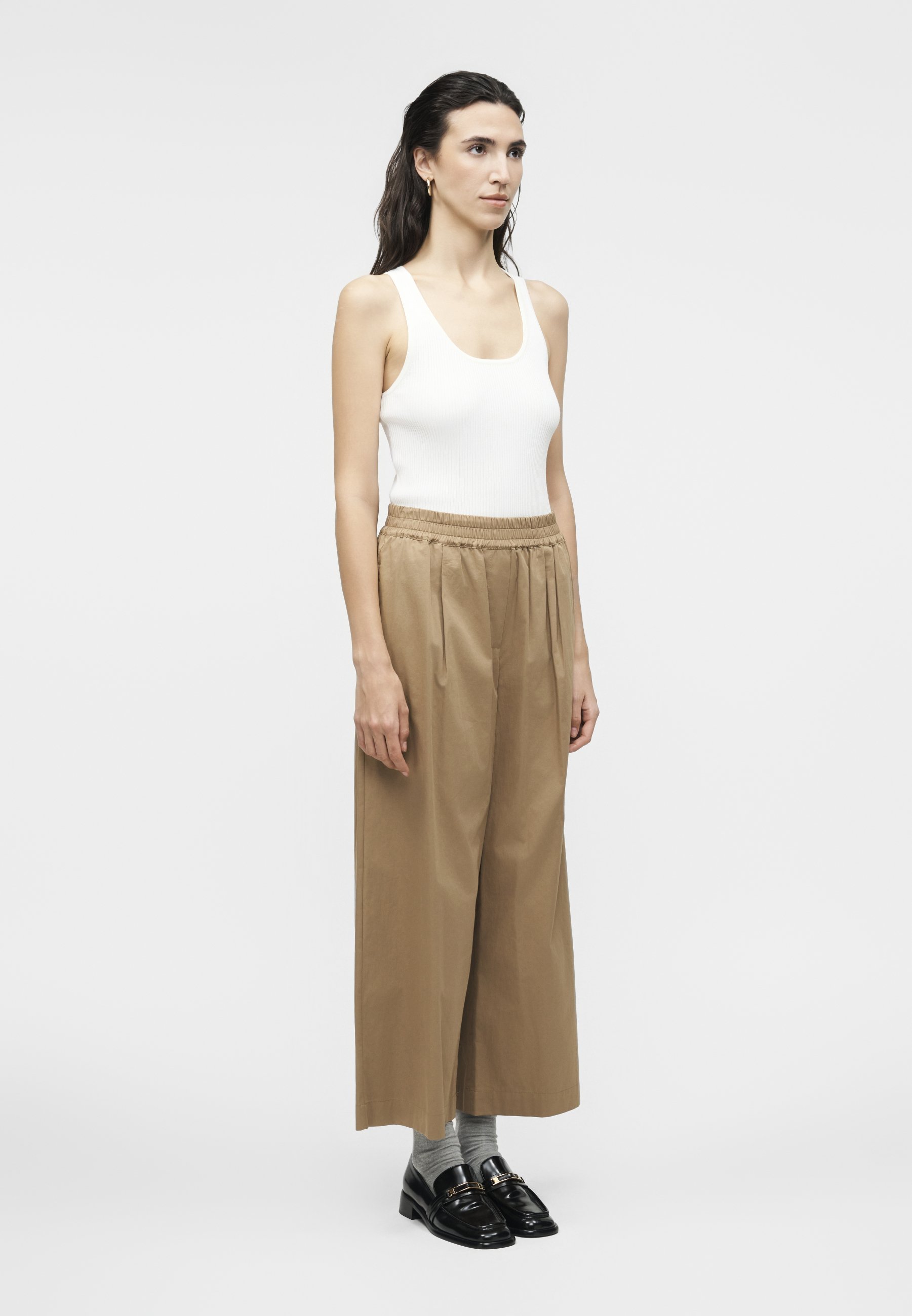 MM by MaxMara OZIO - Trousers - corno grigio verde/khaki - Zalando