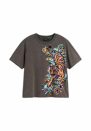 Desigual, T-shirt imprimé - gray