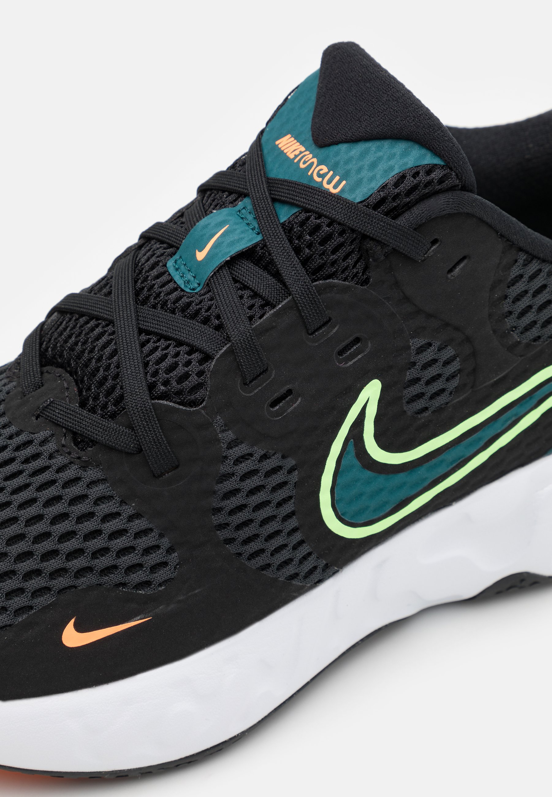 Nike Performance RENEW RIDE 2 - Zapatillas de running neutras - black/lime  glow/dark teal green/white/negro - Zalando.es