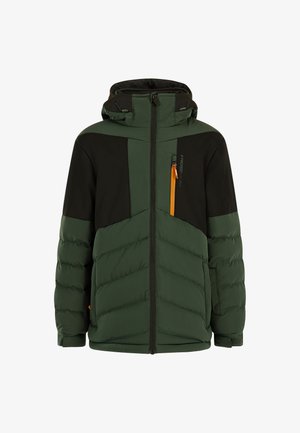 BRUCER - Snieglenčių striukė - kale green