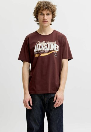 Jack & Jones, T-SHIRT T-SHIRT - T-Shirt print - bitter chocolate