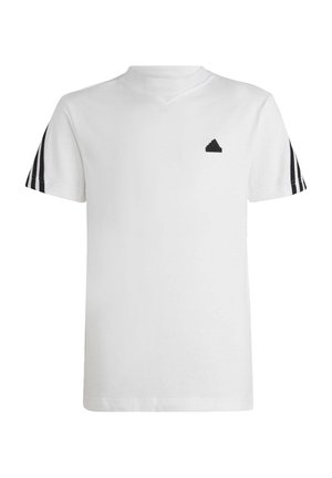 adidas Performance T-Shirt print - white/black